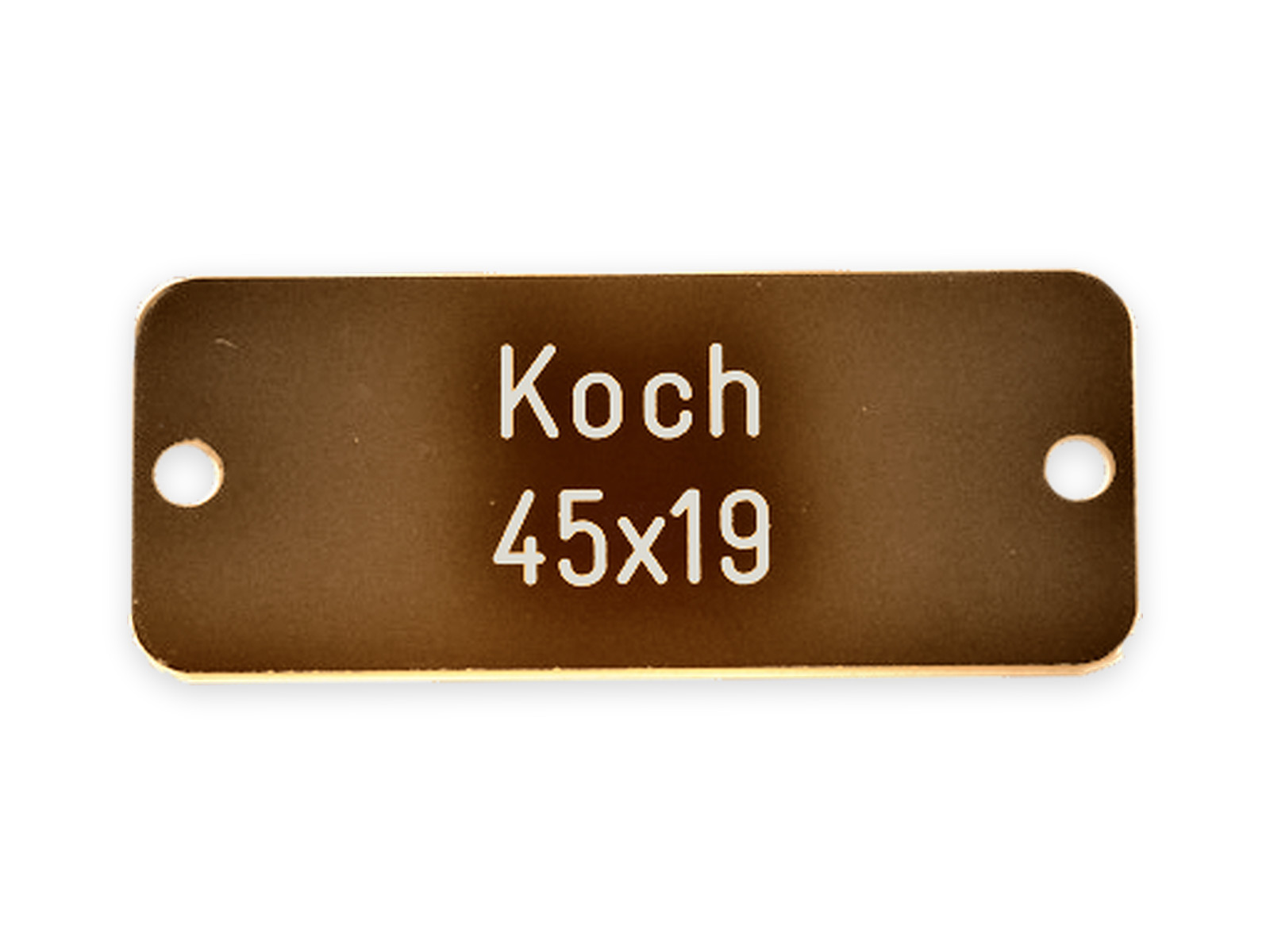 KOCH 45 x 19 mm, bronze glänzend 27P