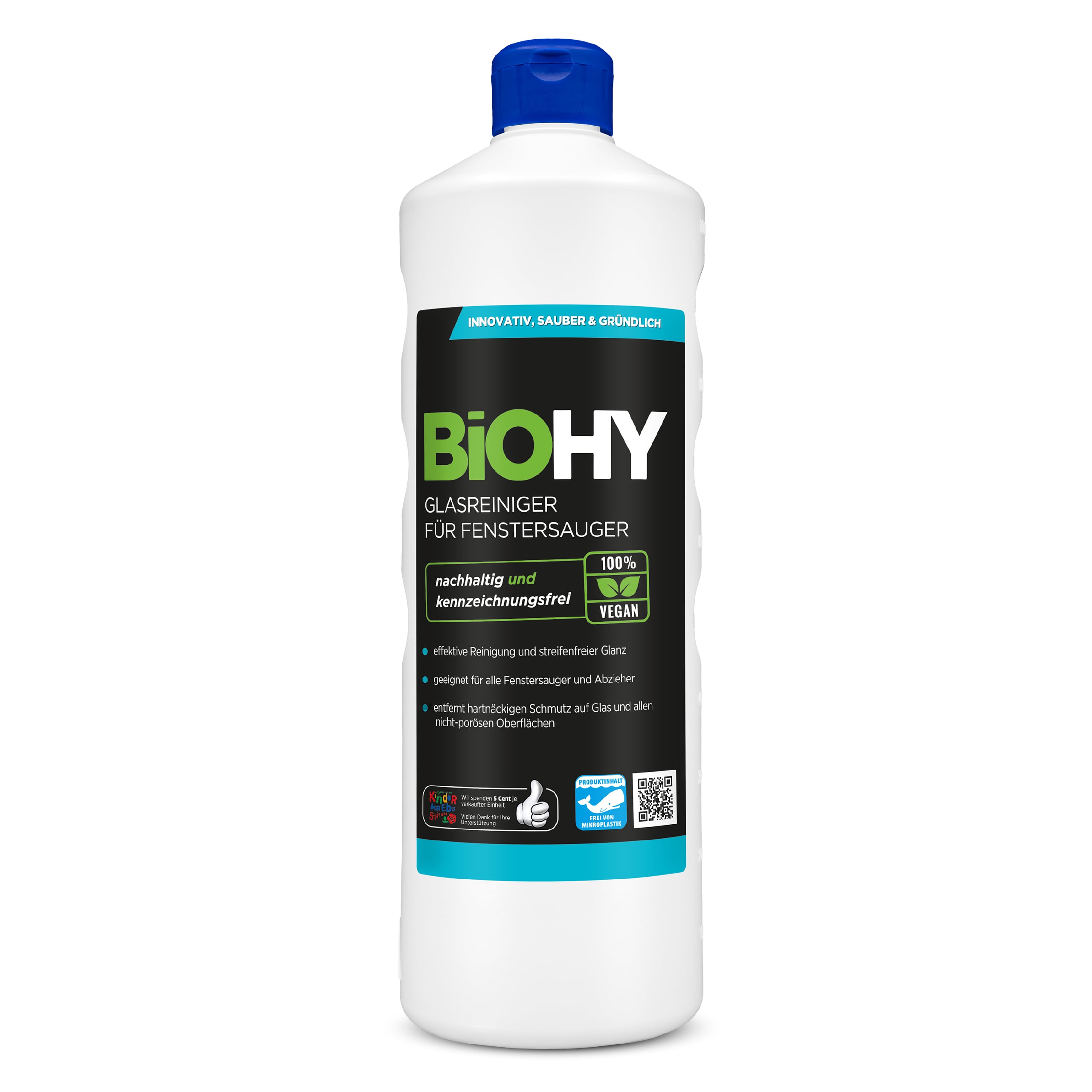 Biohy Glasreiniger für Fenstersauger 1 Liter