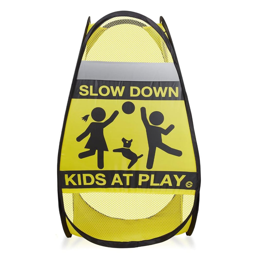 3D Strassenwarnschild